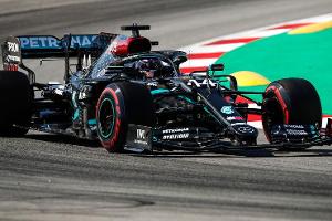 Hamilton-Bestzeit, Ocon mit Crash