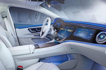 Mercedes EQS Interieur Hyperscreen