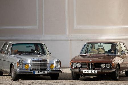 BMW E3 3.0 S, Mercedes W109 300 SEL 3.5, Exterieur