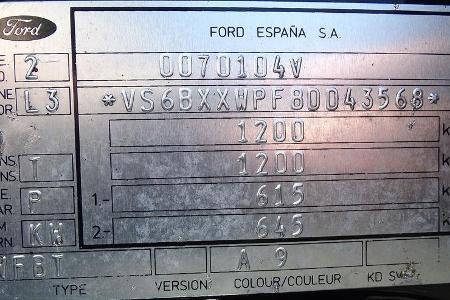 1982er Ford Fiesta XR2