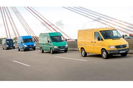 Mercedes Sprinter Generationen 1955 bis 2019