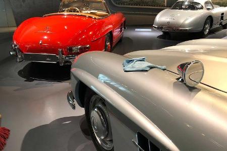 Mercedes 300 SL W 198 Flügeltürer Museum Innenraum