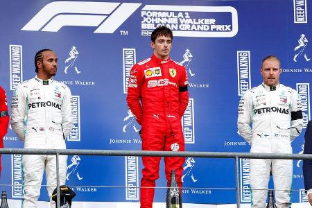 Hamilton - Leclerc - Bottas - GP Belgien 2019 - Spa-Francorchamps