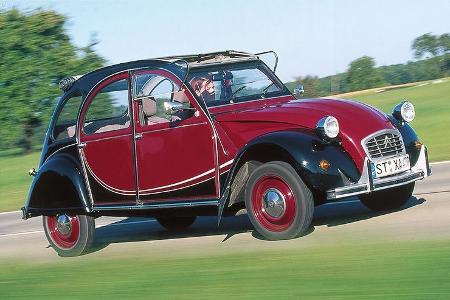 Citroën 2 CV, Seitenansicht