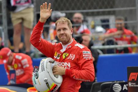 Sebastian Vettel - Ferrari - Formel 1 - GP Mexiko - 26. Oktober 2019