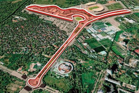 Hanoi - F1-Stadtkurs - Streckenskizze