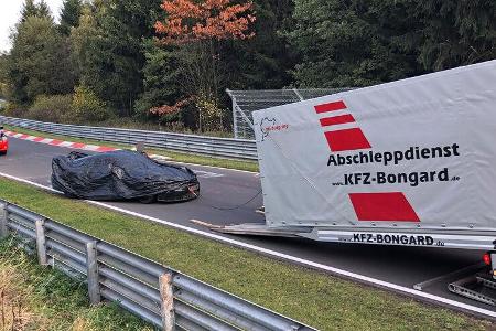 Erlkönig Porsche 911 GT3 Unfall