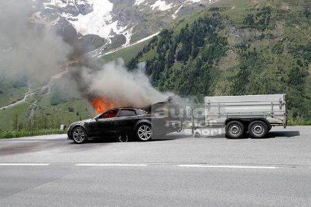 Erlkönig Audi A7 Feuer