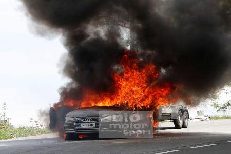 Erlkönig Audi A7 Feuer