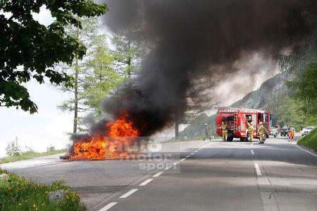 Erlkönig Audi A7 Feuer