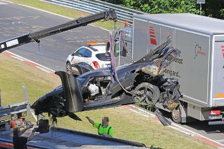 Koenigsegg One:1 Crash Nürburgring Unfall