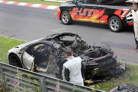 Erlkönig Honda NSX Feuer