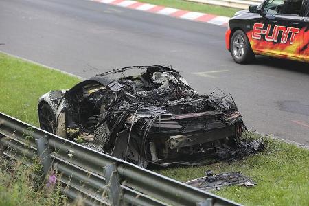 Erlkönig Honda NSX Feuer