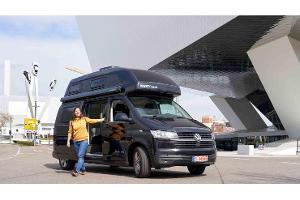 Bulli-Camper mit Klo, Dusche und 150 PS