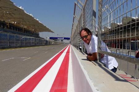 Gerhard Berger - Bahrain - Test - Formel 1 - 2014