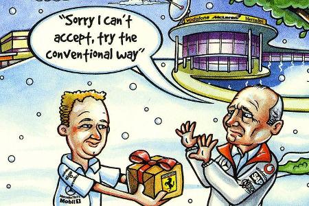 Bernie Ecclestones Weihnachtskarten