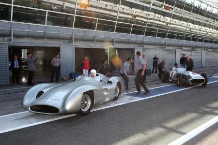 Lewis Hamilton & Stirling Moss - Monza - Mercedes - 2015