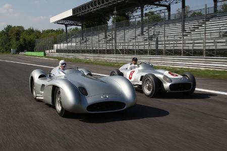 Lewis Hamilton & Stirling Moss - Monza - Mercedes - 2015