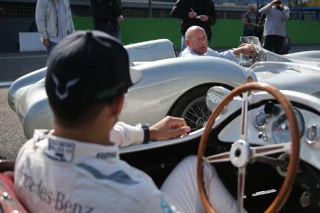 Lewis Hamilton & Stirling Moss - Monza - Mercedes - 2015