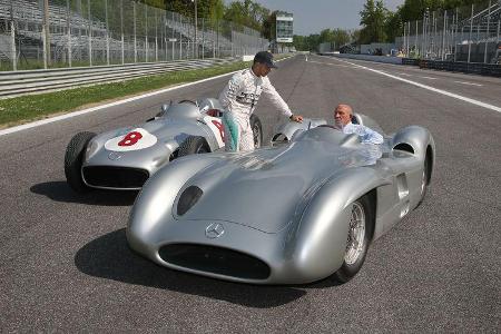 Lewis Hamilton & Stirling Moss - Monza - Mercedes - 2015
