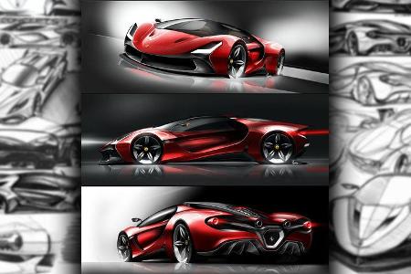 Ferrari Stallone Hypercar Design Concept