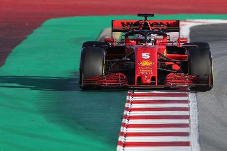 Sebastian Vettel - Ferrari - Barcelona F1-Test - 2020