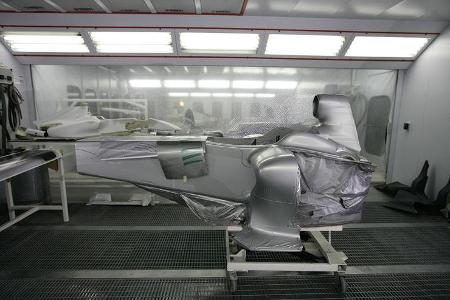 Mercedes GP - Fabrik Brackley