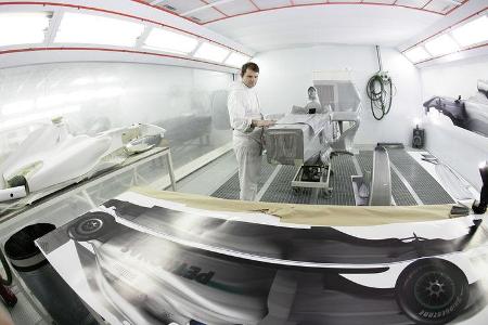 Mercedes GP - Fabrik Brackley