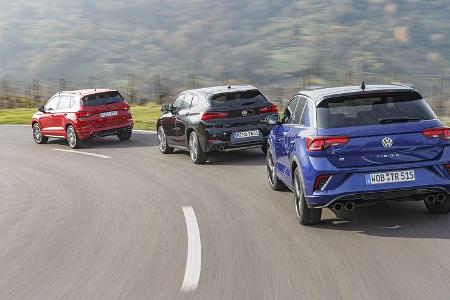 BMW X2 M35i, Cupra Ateca, VW T-Roc R, Exterieur