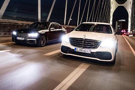 Vergleichstest BMW M760Li, Mercedes AMG S63, spa03/2019