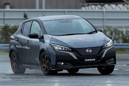 01/2020; Nissan Leaf Prototyp mit 4orce-Antrieb