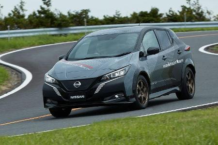 01/2020; Nissan Leaf Prototyp mit 4orce-Antrieb