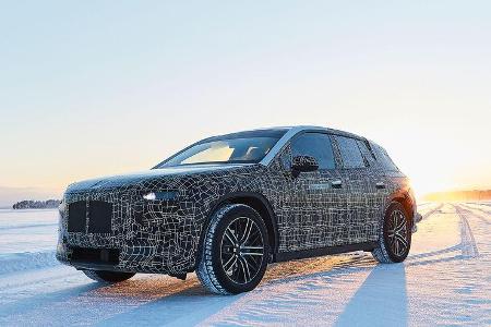 BMW iNext Wintertestfahrten
