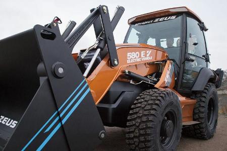 Bagger-Lader Case 580 EV