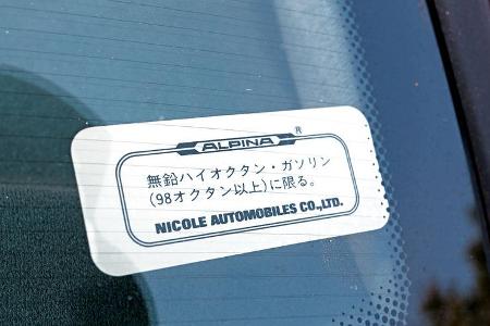 BMW Alpina B11 3.5, Plakette