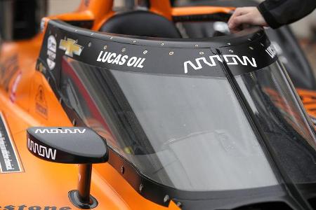 IndyCar - Aeroscreen - Schutzscheibe - Test - 2020