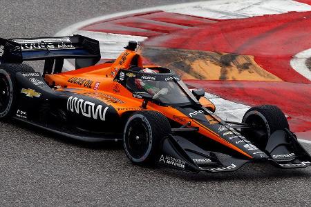 IndyCar - Aeroscreen - Schutzscheibe - Test - 2020