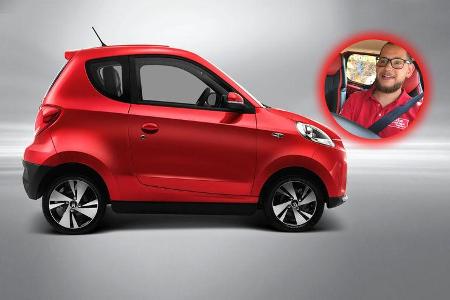 Zhidou D2S Fahrbericht 2019 Elektroauto China Microcar
