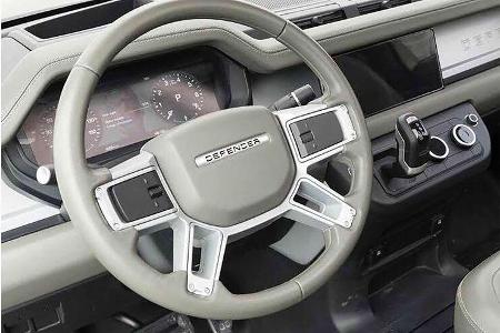 Neuer Land Rover Defender Innenraum