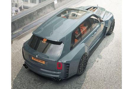 06/2019, Rolls-Royce Cullinan Widebody Sketch Yasid Design