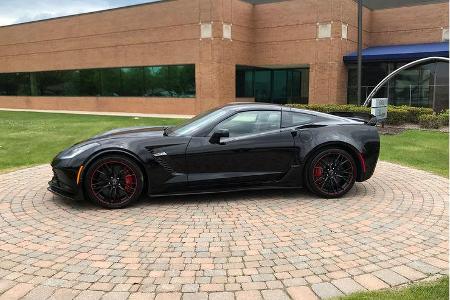 Chevrolet Corvette C7 front-engine, last built, 2019