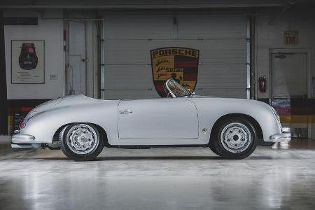 Das teuerste Auto der Sammlung ist ein Porsche 356 A Carrera GT Speedster von 1957. Der Speedster mit Reutter-Karosserie und...