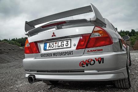 Mitsubishi Lancer Evo, Heckansicht