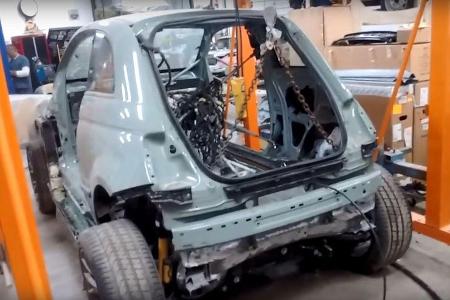 06/2019, Fiat 500 mit Hellcat-Motor