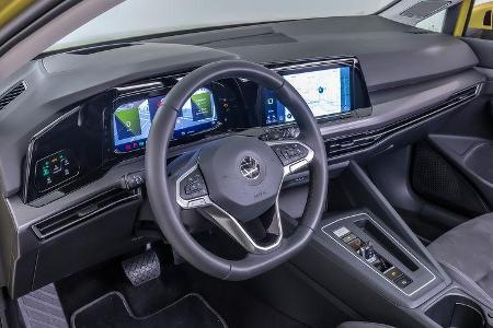 VW Golf 8, Cockpit, Infotainment, Bedienkonzept