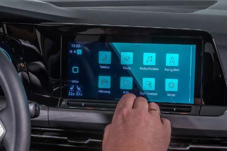VW Golf 8, Cockpit, Infotainment, Bedienkonzept