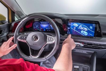 VW Golf 8, Cockpit, Infotainment, Bedienkonzept