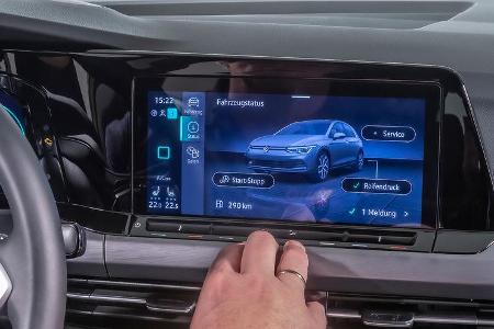 VW Golf 8, Cockpit, Infotainment, Bedienkonzept