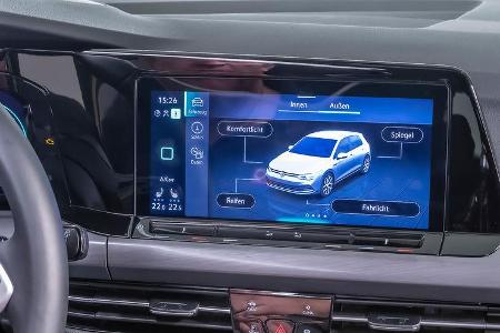 VW Golf 8, Cockpit, Infotainment, Bedienkonzept