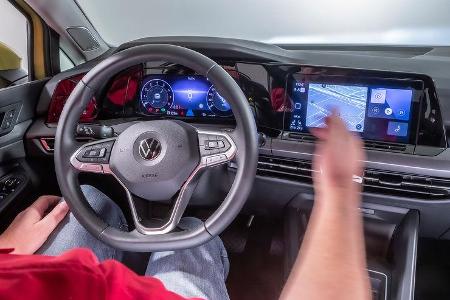VW Golf 8, Cockpit, Infotainment, Bedienkonzept